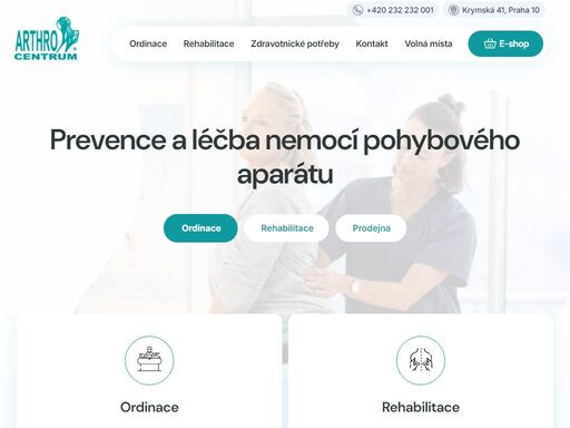 arthrocentrum – zdravotnické potřeby praha je nestátní zdravotnické zařízení, zaměřené na prevenci a léčbu nemocí pohybového aparátu. založeno v roce 1992.