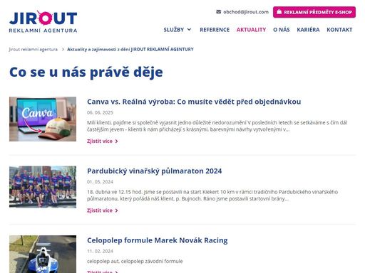 jsme největší reklamní agentura v pardubickém kraji. připravíme grafické návrhy, reklamu vytiskneme, nalepíme, nainstalujeme. od nápadu po realizaci.