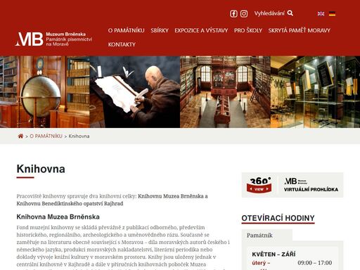 knihovna benediktinského opatství rajhrad