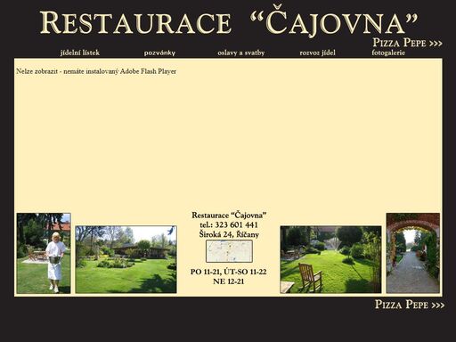 restaurace čajovna říčany, pizza pepe říčany