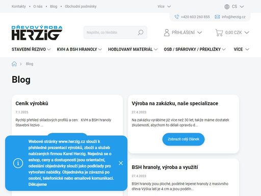 se dřevem nás to baví více jak 30 let, dřevovýroba herzig
