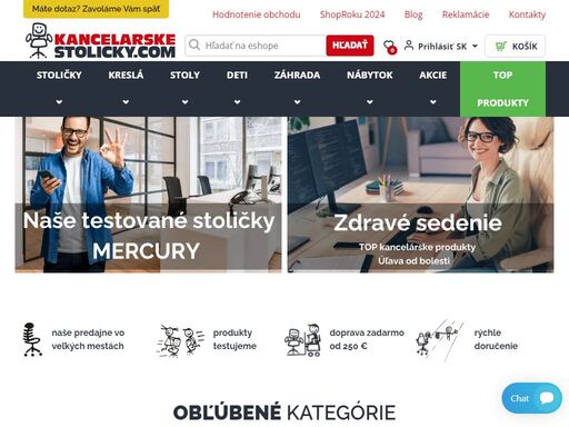 kancelárske stoličky a kresla. široká ponuka vám umožní vybrať si stoličky alebo kreslo, ktoré bude zodpovedať vášmu štýlu.