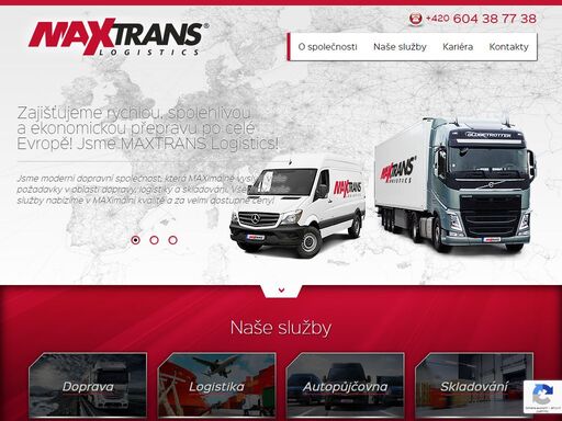 maxtrans logistics s.r.o. - levná doprava a logistika po celé eu, skladování a autopůjčovna. jsme maximálně spolehlivý vnitrostátní i mezistátní přepravce!
