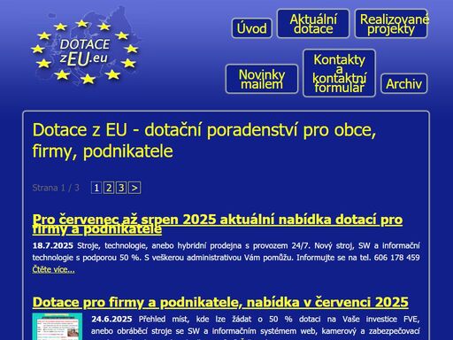 www.dotaceZeu.eu