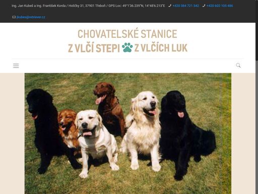 chovatelské stanice z vlčích luk a z vlčí stepi