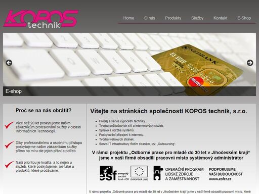 prodej a servis výpočetní techniky, tvorba počítačových sítí a internetových služeb, správa a údržba systémů v táboře a okolí. možnost servisu po celé čr !