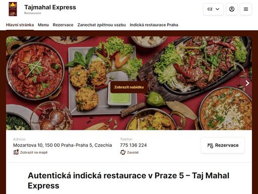 v případě otázek nás prosím kontaktujte na telefone +420775136224 nebo na emailu info@tajmahalexpress.cz