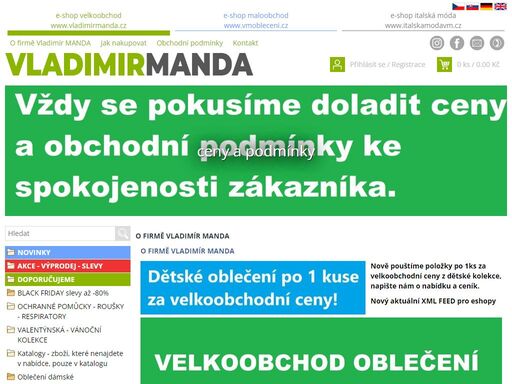 velkoobchod oblečení