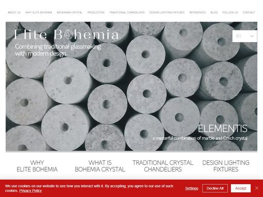 elite bohemia, founded in 1996, is one of the pioneers in the production of crystal lighting fixtures in the czech republic. for more than 25 years, it has been producing luxury crystal lightings that combines traditional craftsmanship with modern technology, allowing it to respond to individual customer requirements.