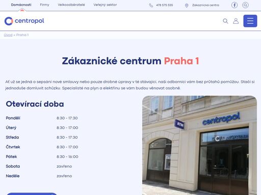 kontak na pobočku centropolu - praha 1, hybernská 1007/20, metro trasa b, stanice náměstí republiky, výstup směr masarykovo nádraží.