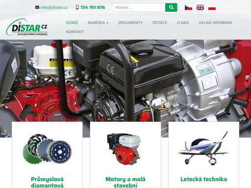 zabýváme se výrobou a prodejem diamantových brusných a řezacích kotoučů vyrábíme a prodáváme ultralehká letadla, motory a malou stavební mechanizaci.