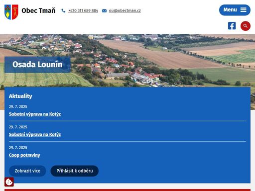 naše obec leží jihozápadně od berouna. patří k ní osady lounín, slavíky a samoty havlíčkův mlýn a hájovna u křížatek. zjistěte o nás více.