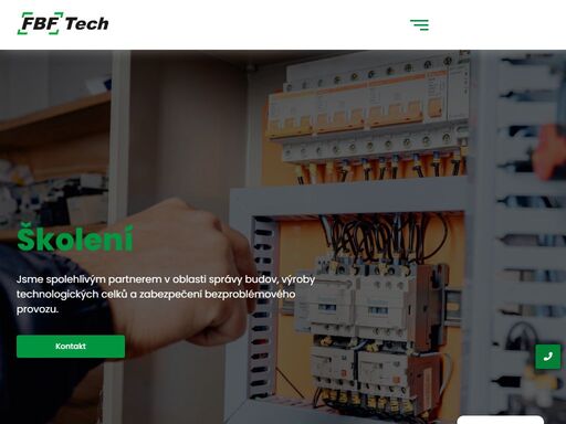 fbf tech - revize, online dohledový systém, výroba rozvaděčů, školení, elektromontážní práce, gravírování a řezání. jsme tu pro vás!