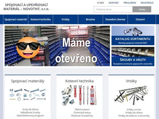 spojovací a upevňovací materiál – novotný, s.r.o.