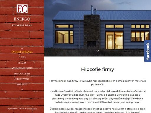 hlavní činností naší firmy je výstavba nízkoenergetických domů z různých materiálů po celé čr.