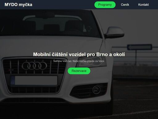 mobilní čištění vozidel v brně a okolí. přijedeme k vám, šetříme čas i vodu. mydo myčka – pohodlné čištění auta.