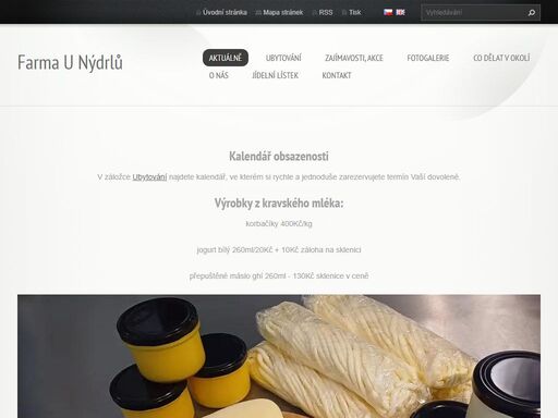 ubytování na statku, prodej ze dvora, agroturistika