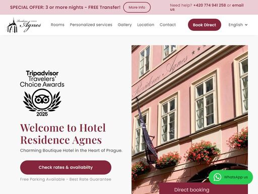 planning a trip to prague? stay at our authentic small boutique hotel in the heart of the old town – five-star guest reviews, perfect central location.