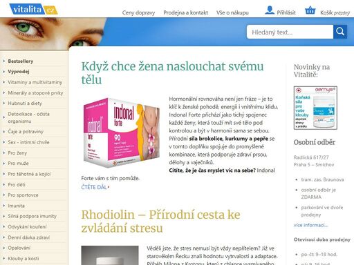 vitalita.cz, první český eshop pro zdravý životní styl. nabízíme široký sortiment přírodních produktů, doplňků výživy, vitamínů a přírodní kosmetiky. držíme téměř vše na skladě pro rychlé dodání a v praze máme i kamennou prodejnu.