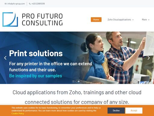 adapt to the digital age. we'll show you how to use zoho and other cloud digital technologies to digitally transform your business and other processes, company culture, and customer presentation to compete in today's rapidly changing times.