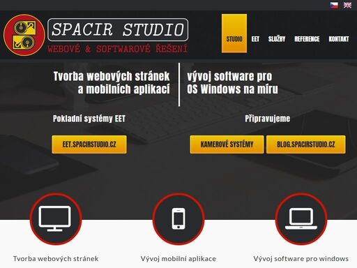 vývoj software a webových aplikací na zakázku. vytváříme moderní webové stránky, webové i mobilní aplikace a software na zakázku. i malé projekty mají smysl.