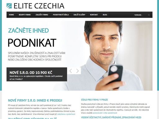 prodej založených společností ready made, založení firmy na míru podnikání. poskytování sídla.