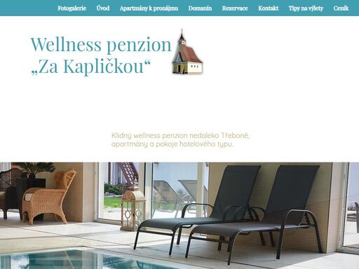 apartmány hotelového typu, nové wellness třeboň. k dispozici je sauna s párou či finská suchá sauna, bazén s protiproudem , vířivka a venkovní jezírko. třeboňsko.