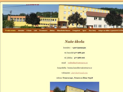  základní škola trnava - další web používající wordpress 