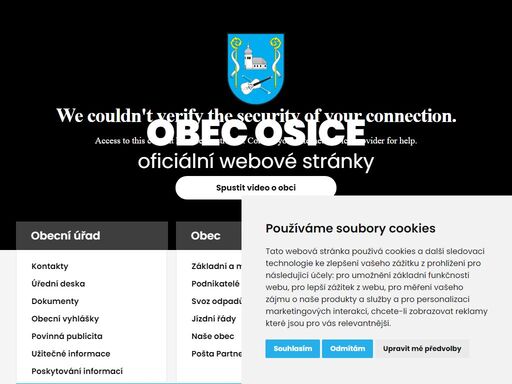 oficiální webové stránky obce osice