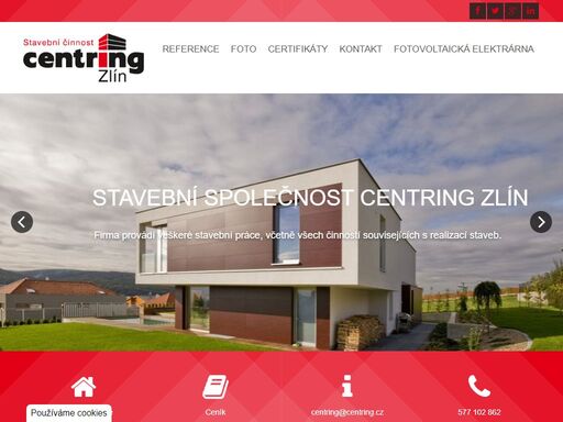 centring, s.r.o. - stavební firma zlín