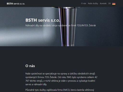 náhradní díly na obráběcí stroje vyrobené ve firmě tos/intos žebrák