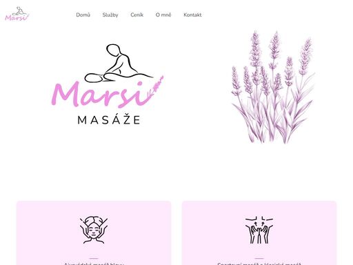 masáže marsi | harmonie a síla přírody