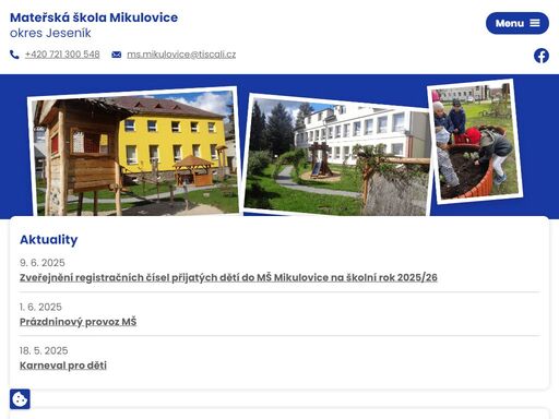 vítejte v mateřské škole mikulovice v okrese jeseník. připojte se k nám a poskytněte našim dětem základ pro úspěšný start do života!