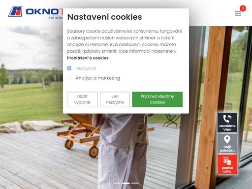 český výrobce oken a dveří oknotherm. vyrábíme plastová okna, eurookna a dveře všech druhů na míru se zárukou kvality a funkčnosti.