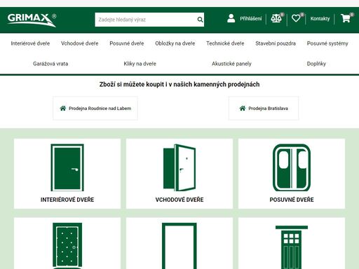 kvalitní interiérové dveře a zárubně, vše pro vaše pohodlné bydlení.