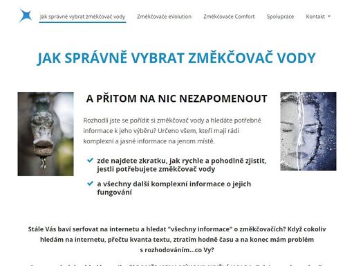 jak správně vybrat změkčovač vody