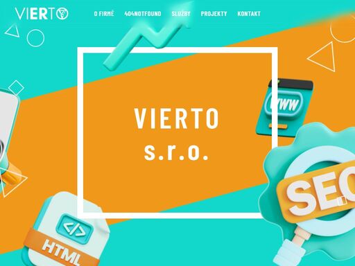 oficiální web firmy vierto s.r.o., která provozuje digitální agenturu 404notfound.cz. tvoříme weby, e-shopy a pomáháme růst online.