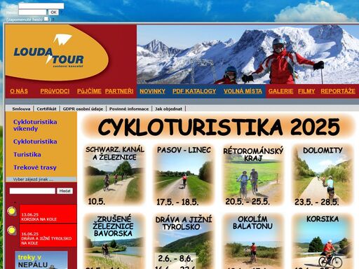 ck zamereni:  cykloturistika, turistika, vht, poznavaci zajezdy, expedice, treky, alpy, kilimanjaro, nepal, peru