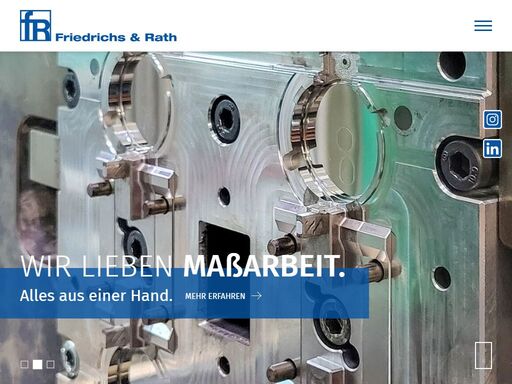 herzlich willkommen bei friedrichs & rath - ihre spezialisten für kunststofftechnik, kunststoffspritzguss, thermoplastische kunststoffe, mehrkomponenten-spritzguss, technische kunststoffteile mit sitz in lippe, owl, nrw bzw. niedersachsen in deutschland.