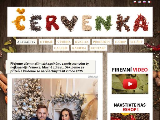 výroba kořenících směsí - kompletní servis, počínaje skladováním vstupních surovin, jejich umícháním, balením koření, kompletací, skladováním a konče distribucí
