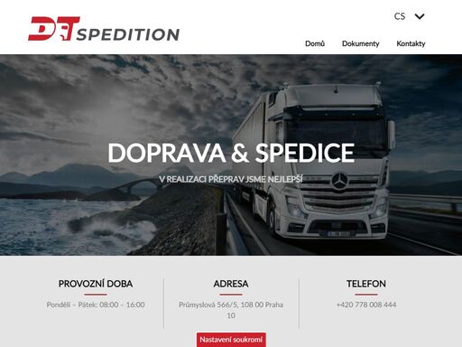 dt spedition s.r.o. je rodinná společnost s osobním přístupem a skutečným osobním servisem, vždy naslouchající potřebám klienta.
