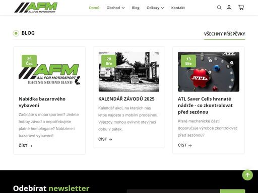 e-shop pro milovníky motorsportu