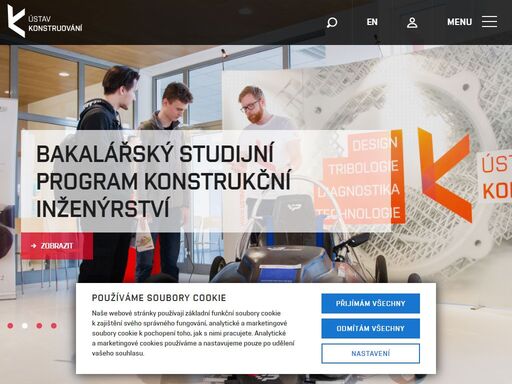ústav konstruování - oficiální stránky