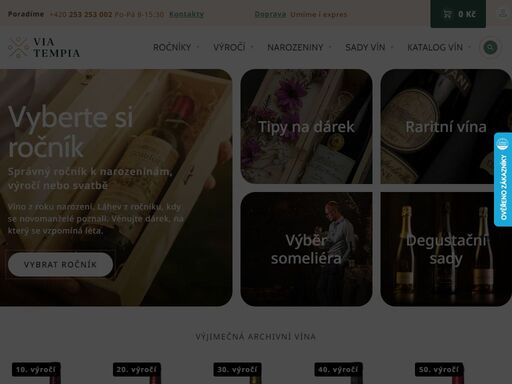archivní víno k narozeninám, ke svatbě – nebo na večer. ochutnejte vína od 30. let. darujte je v dřevěné krabici s osobním přáním. odesíláme ještě dnes.
