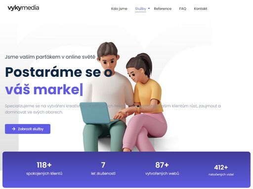 jsme tým kreativních nadšenců, kteří se starají o vaše sociální sítě, vytvářejí jedinečný obsah a moderní webové stránky.
