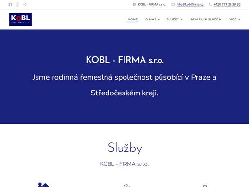 kobl - firma s.r.o. | rodinná řemeslná společnost