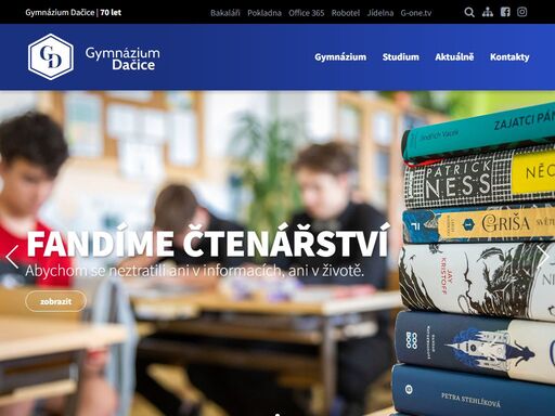 jsme moderní střední škola se sedmdesátiletou tradicí. poskytujeme kvalitní vzdělání ve čtyřletém a osmiletém oboru. máme profesionální učitelský sbor i nadstandardní technologické vybavení. nabízíme otevřenou komunikaci a studijní atmosféru.