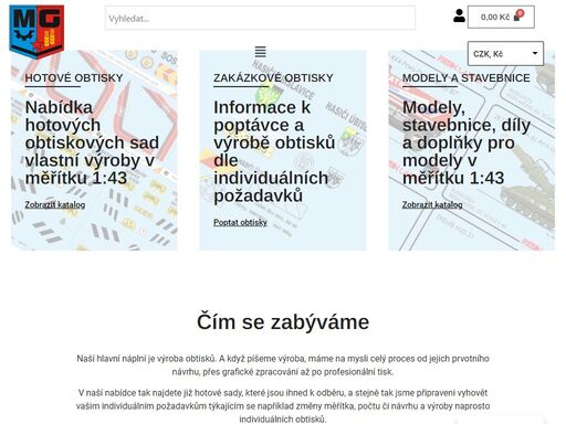 modelgaraz.cz specialisté na obtisky sami upravujeme a stavíme modely, takže dobře víme, co je třeba.nikdo neumí zakázkové obtisky lépe než my! zjistit více objevujte novinky objevujte pravidelné novinky, které pro vás speciálně vybíráme. zjistit více hotové obtisky nabídka hotových obtiskových sad vlastní výroby v měřítku 1:43 zobrazit katalog zakázkové obtisky informace k poptávce a výrobě