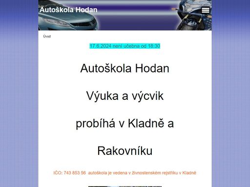 www.autoskolahodan.cz