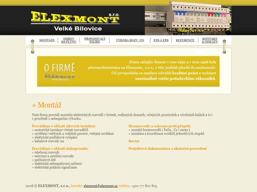 elexmont, s.r.o. | velké bílovice